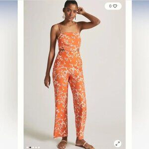 Maeve by Anthropologie Riviera Linen Blend Jumpsuit